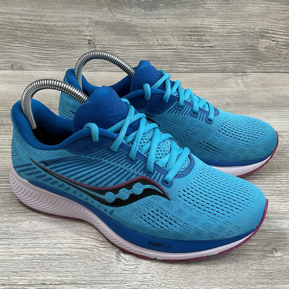 Saucony Guide 14 Women's Turquoise Stability Running Shoes S10654-30 Size 7.5